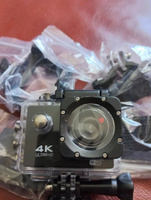 Экшн-камера 4K Ultra HD WiFi Цифровая экшен-камера с водонепроницаемым кейсом и креплением #7, Анастасия Г.