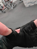 Тактические перчатки спортивные без пальцев черные XL для занятий на тренажерах для тяжелой и легкой атлетики, для турника и брусьев, качалки, воркаута, для фитнеса, для велоспорта и активного отдыха #67, Кирилл М.