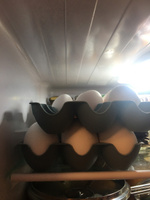 Контейнер для хранения яиц в холодильнике, подставка для яиц 15 ячеек, цвет серый #3, Гузель Я.