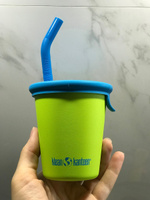 Детский стакан одностенный Klean Kanteen Kid Cup Straw Lid 10oz (296 мл) Juicy Pear с трубочкой #14, Татьяна С.