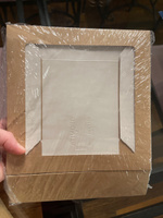 Крафт коробка с окном, 20x20x4 см, 10 шт #8, Оксана К.
