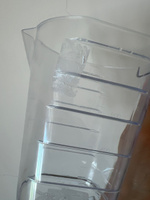 Кружка мерная Ар-Пласт Каскад 1 л, емкость мерная пластиковая, стакан мерный с носиком, прозрачный #57, Руслан
