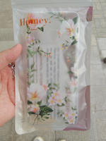 Силиконовый чехол на Xiaomi Redmi A3/A3x/Poco C61 / Редми А3/Редми А3х/Поко С61, Beautiful white flowers, прозрачный #40, Александра Р.