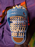 Массажный тапочек на присоске для мытья ног и массажа ступней Щётка-тапок для мытья ног #8, Наталья К.