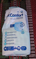 Подгузники-трусы, впитывающие памперсы для взрослых Dr.Comfort, размер M, 30 штук #7, Зинаида Х.