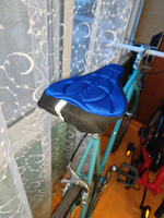 Чехол на седло велосипеда / Велосипедный чехол на седло, синий #75, Егор К.