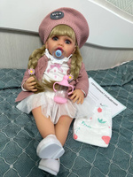 Кукла РЕБОРН говорящая большая 55 см / подарок для девочки #7, Дарья П.
