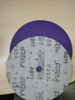 круг абразивный P 320 150мм MULTIHOLES керамический абразив A911 ARM - 20 шт #2, Оксана С.