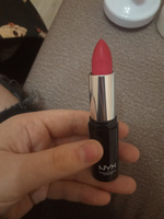 NYX Professional Makeup Помада для губ Shout Loud Satin Lipstick, матовая, тон №09, 21st #15, Ева Л.