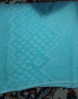 Полотенце банное махровое с орнаментом 150x100 "Флэшлайт", Махровая ткань, Хлопок, AVICTORY #8, Светлана С.