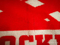 Полотенце банное, Хлопок, 70x140 см, белый, красный #4, Дмитрий Г.