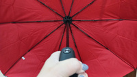 Зонт женский автомат, зонт мужской черный, антиветер, зонтик складной #92, Елена К.