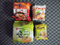 Набор лапши 9 шт, Кимчи Рамен Nongshim, пачка 120 г+Ми Суп Белое карри Ibumie, пачка 105 г #18, Алексей Т.