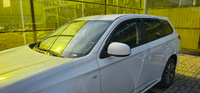 Дефлекторы боковых окон Mitsubishi Outlander 3 (Митсубиси Аутлендер) 2012-2022, ветровики на двери автомобиля, ТТ #2, Иван Т.