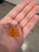 Серьги мармеладные желейные мишки Гамми Тедди Gummy Bear/ серьги женские, детские, для девочек #19, Елена Д.