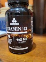 Витамин Д3 5000 МЕ 120 капсул Miosuperfood Миофарм. Витамин D для здоровья волос, ногтей, кожи и иммунитета. Для взрослых женщин и мужчин. #22, Елена А.