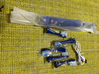 Электрическая зубная щетка детская Biksi на аккумуляторе, синий #3, Анастасия Ф.