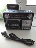 Радиоприемник Bluetooth с часами, фонариком , Am/Fm/Sw/USB/MP3 черный. Meier M-35BT #2, Татьяна Г.