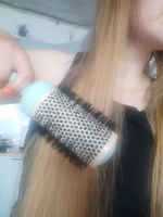 KosmoShtuchki Термобрашинг керамический 53мм БИО, расческа брашинг круглая для укладки волос феном #56, Таня Б.