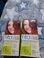 Fito Cosmetic Стойкая крем-краска для волос Fito Color Intense Фитокосметик, Яркий медный 6.44, 2 шт. по 115 мл. #29, Оксана Щ.