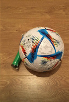 Мяч футбольный Чемпионат Мир KATAR 2022 размер 5 FIFA Al Hilm + насос #4, Афанасий Щ.