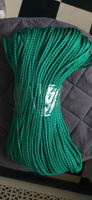 Шнур полипропиленовый с сердечником (вязаный), цвет: зелёный #26, Наталия М.