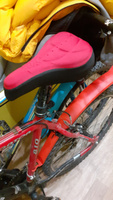 Чехол на седло велосипеда / Гелевый чехол на велоседло, красный #44, Илья П.