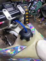 Шланг топливный (бензиновый) для мотоцикла мопеда скутера квадроцикла синий #5, Александр М.