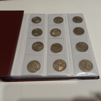 Альбом для монет/банкнот/216 монет/коричневый #2, Михаил К.