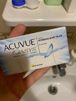 Контактные линзы Acuvue, Oasys with Hydraclear Plus, 6 линз I 8.4 I -3.50 I двухнедельные I прозрачные #36, Лилия Ш.