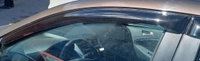 Дефлекторы боковых окон Hyundai Solaris 1 (Хендай Солярис) седан, 2010-2017, ветровики на двери автомобиля, ТТ #4, Сергей К.