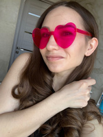 Очки имиджевые солнцезащитные розовые сердечки набор 3 шт. FamilyRoom #7, Анастасия К.