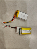 Аккумулятор 3.7v 450mAh 3pin + разъем (фишка) коннектор 602035 062035 Li-Pol универсальная аккумуляторная батарея 6x20x35 3 провода #27, Максим П.