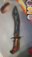 Деревянный нож кукри Сила версия с заточкой лезвия, тренировочный из дерева, детское игрушечное оружие, подарок мальчику, сыну, внуку #31, Марина К.