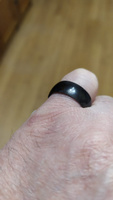 Кольцо черное , ширина 8 мм, размер 20 #11, Елена Ф.