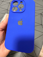 Силиконовый чехол на Айфон 14 Про с защитой камеры с логотипом / Silicone Case iPhone 14 Pro camera protect #46, Sergey D.