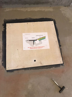 Напольный люк под плитку 600х600 мм с газовыми амортизаторами "Невидимый" #32, Салова Юлия