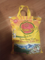 Рис индийский Басмати Тamashae Мiadi длиннозерный, пропаренный,для плова 5 кг упаковка мешок #118, Эдуард К.