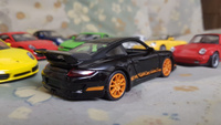 Машинка WELLY PORSCHE 911 GT3 RS Черный / модель машины 1:38 с пружинным механизмом #40, Виктор С.