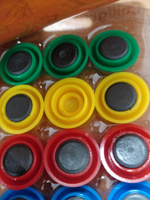 Набор магнитов для доски, набор 12 шт, d-2 см, разноцветные, на блистере #83, Никита С.