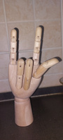 Правая деревянная рука манекен художественный 25 см, декор для дома #6, Ксения З.