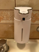 Диспенсер для жидкого мыла сенсорный, USB, белый / автоматический дозатор для моющего средства, геля или шампуня для ванной или кухни #78, Екатерина Ж.