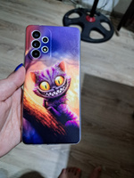 Силиконовый чехол на Samsung Galaxy A53 5G / Самсунг А53 5G "Cheshire Cat" #56, Ульяна К.