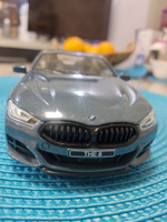 Металлическая инерционная машинка BMW M8 синяя, масштаб 1:24 #15, Наталья А.
