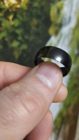Кольцо черное , ширина 8 мм, размер 20 #16, Елена Ф.