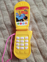 Телефон детский музыкальный Синий трактор, музыкальная игрушка для малышей, для детей, от 3 лет #1, Олеся Т.