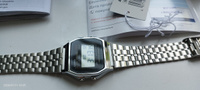 Японские часы Casio Vintage A-159WA-N1 с секундомером, будильником, таймером с гарантией #131, подпись н.