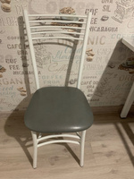 сиденье для стула, трапеция ,экокожа ,38х38x4 см , цвет серый #2, Екатерина А.