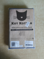 Простыня Кот Коттон "Котики классическая" 200х215 см перкаль #75, Юлия Я.