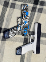 Водный пистолет электрический на аккумуляторе для детей / Водяной пистолет глок с граффити #6, Дмитрий М.